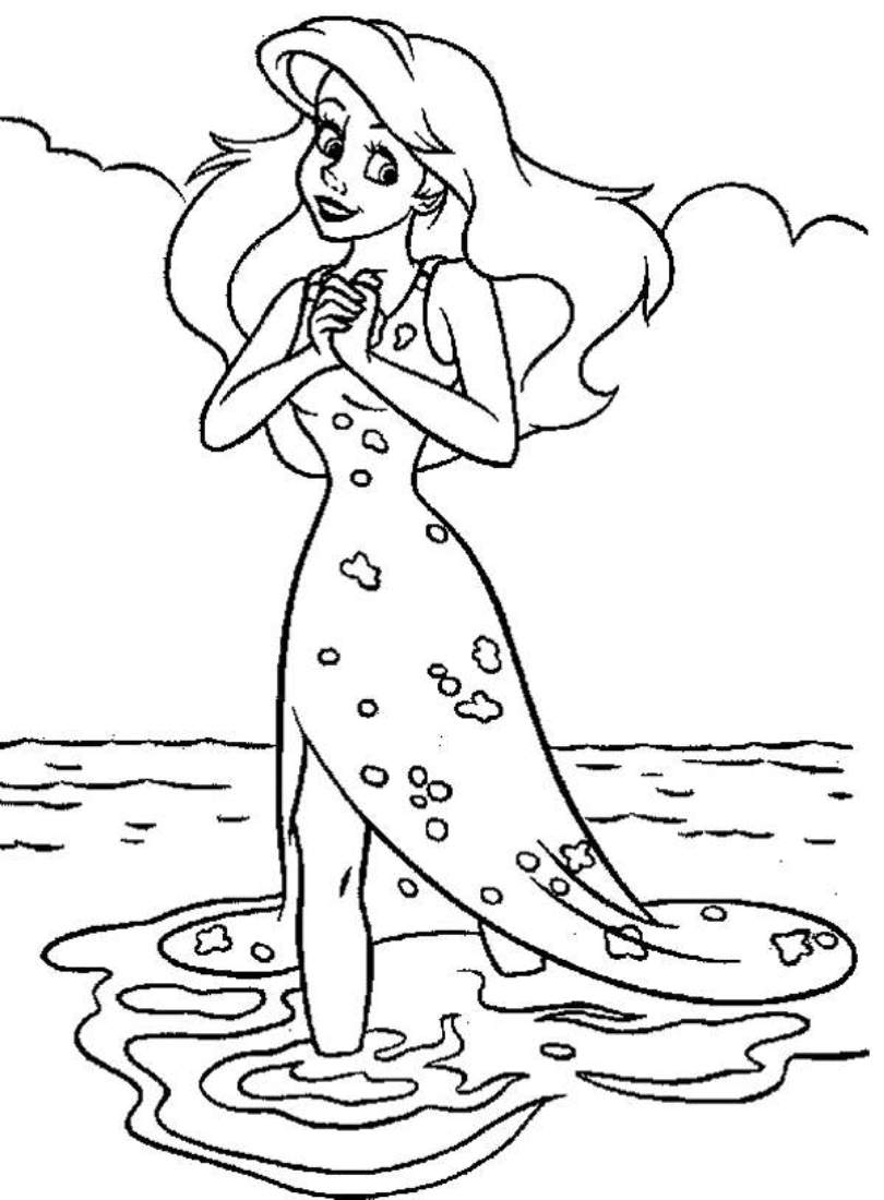 Malvorlage: Die kleine Meerjungfrau (Animierte Filme) #127361 - Kostenlose Malvorlagen zum Ausdrucken
