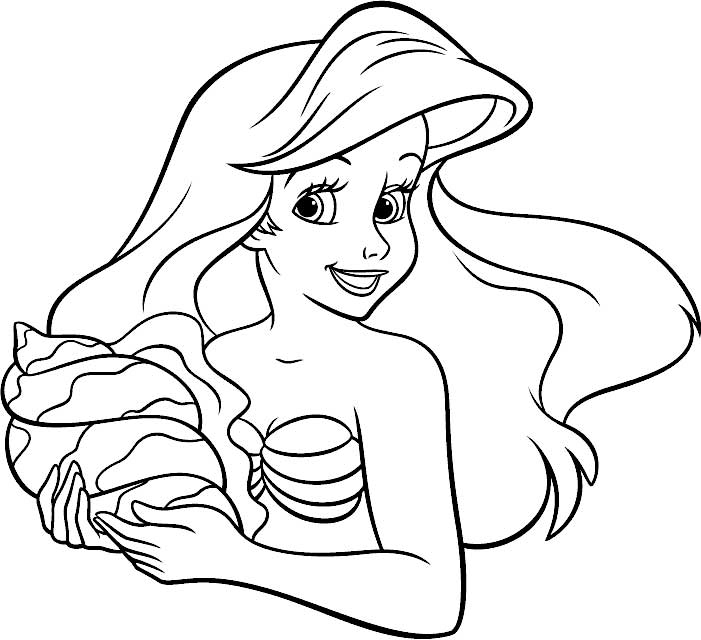 Malvorlage: Die kleine Meerjungfrau (Animierte Filme) #127393 - Kostenlose Malvorlagen zum Ausdrucken