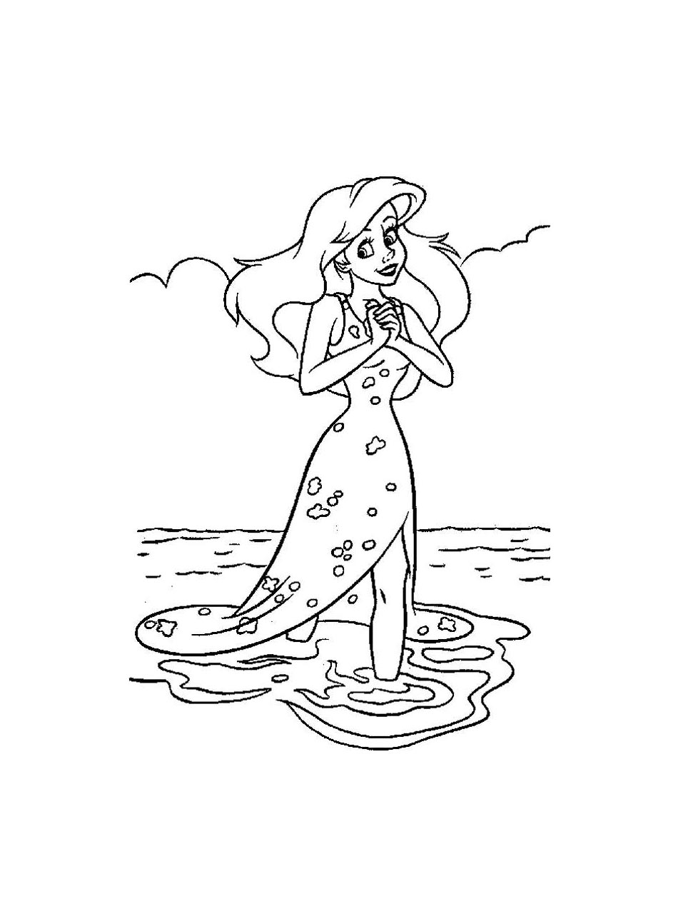Malvorlage: Die kleine Meerjungfrau (Animierte Filme) #127439 - Kostenlose Malvorlagen zum Ausdrucken