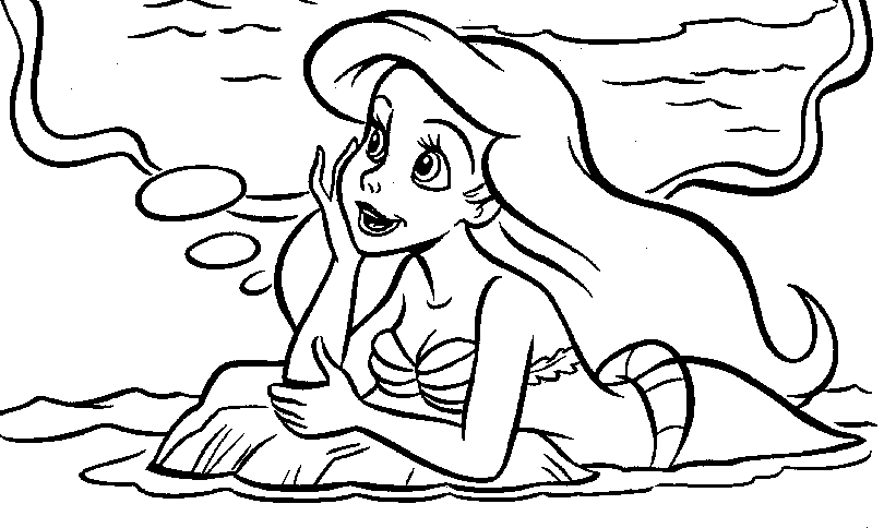 Malvorlage: Die kleine Meerjungfrau (Animierte Filme) #127465 - Kostenlose Malvorlagen zum Ausdrucken