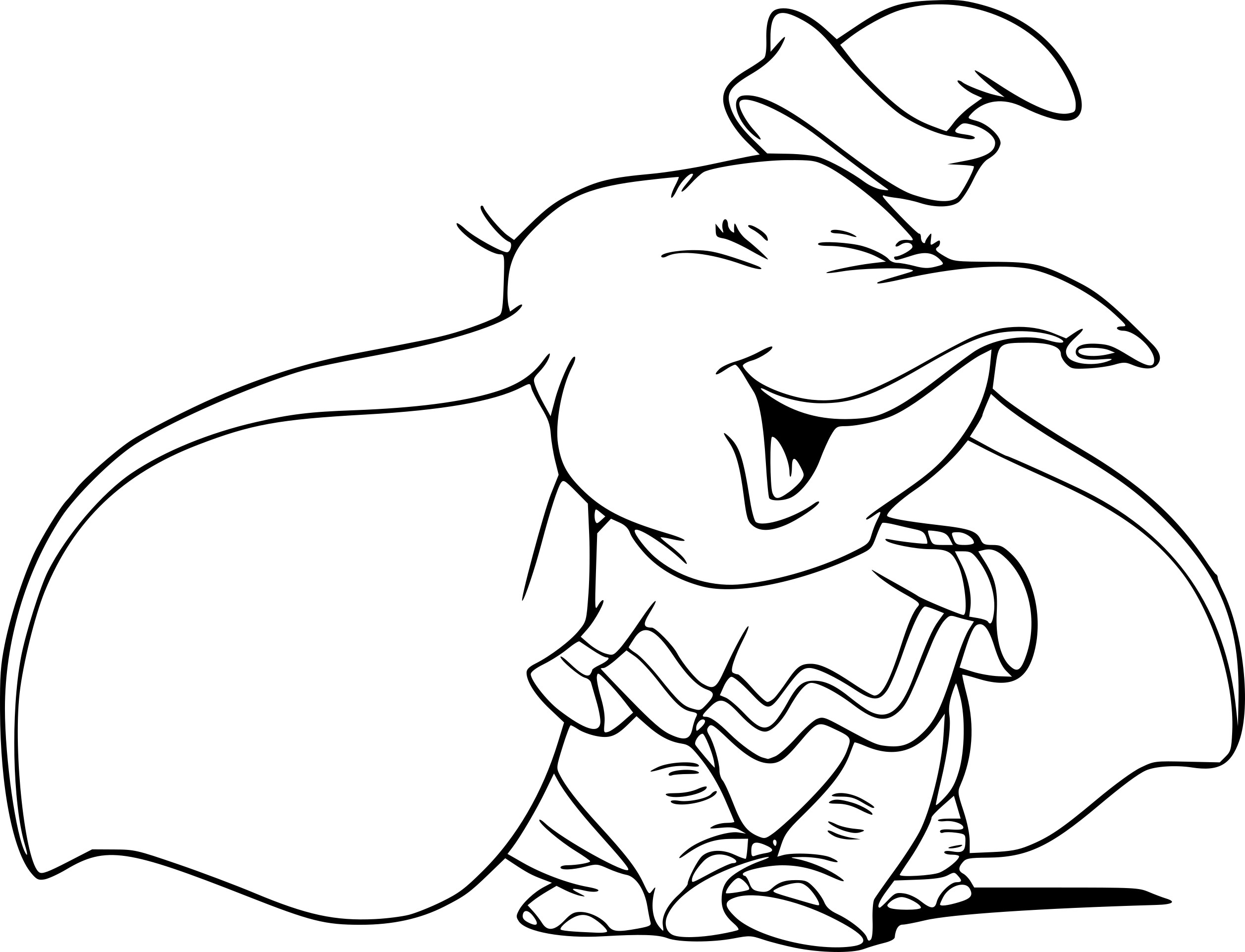 Malvorlage: Dumbo (Animierte Filme) #170558 - Kostenlose Malvorlagen zum Ausdrucken