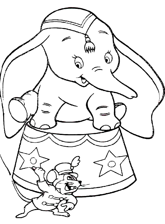 Malvorlage: Dumbo (Animierte Filme) #170563 - Kostenlose Malvorlagen zum Ausdrucken