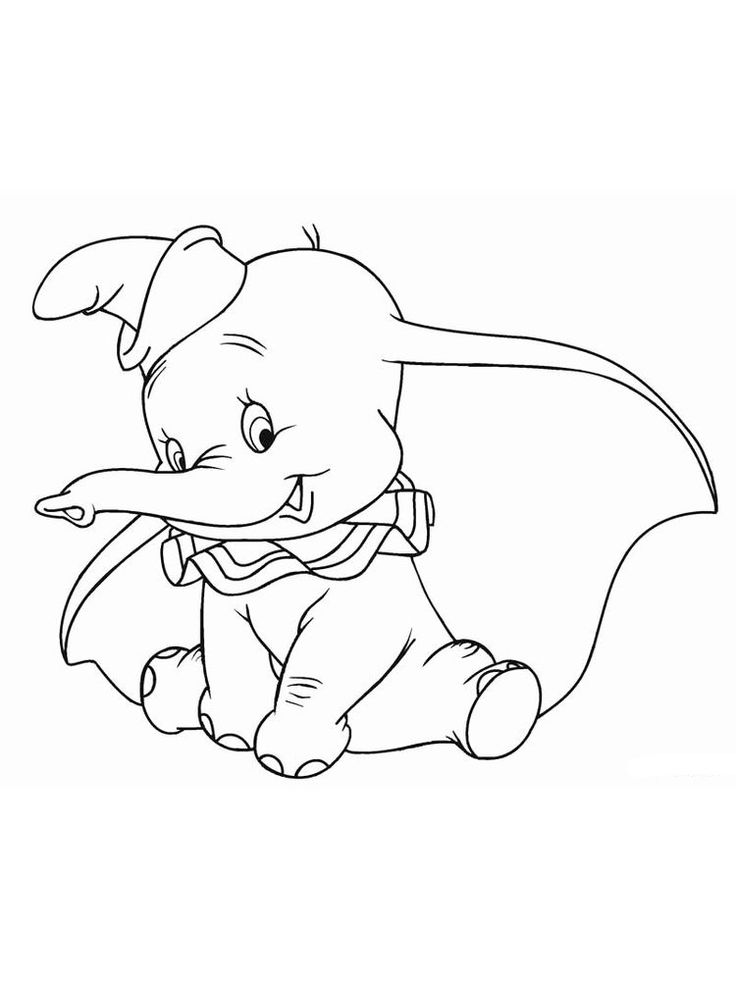 Malvorlage: Dumbo (Animierte Filme) #170567 - Kostenlose Malvorlagen zum Ausdrucken