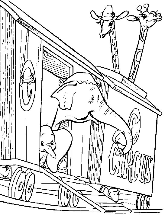 Malvorlage: Dumbo (Animierte Filme) #170574 - Kostenlose Malvorlagen zum Ausdrucken