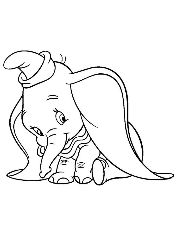 Malvorlage: Dumbo (Animierte Filme) #170578 - Kostenlose Malvorlagen zum Ausdrucken