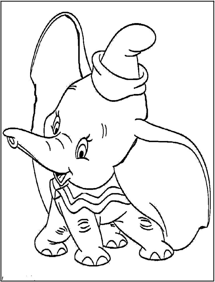 Malvorlage: Dumbo (Animierte Filme) #170594 - Kostenlose Malvorlagen zum Ausdrucken
