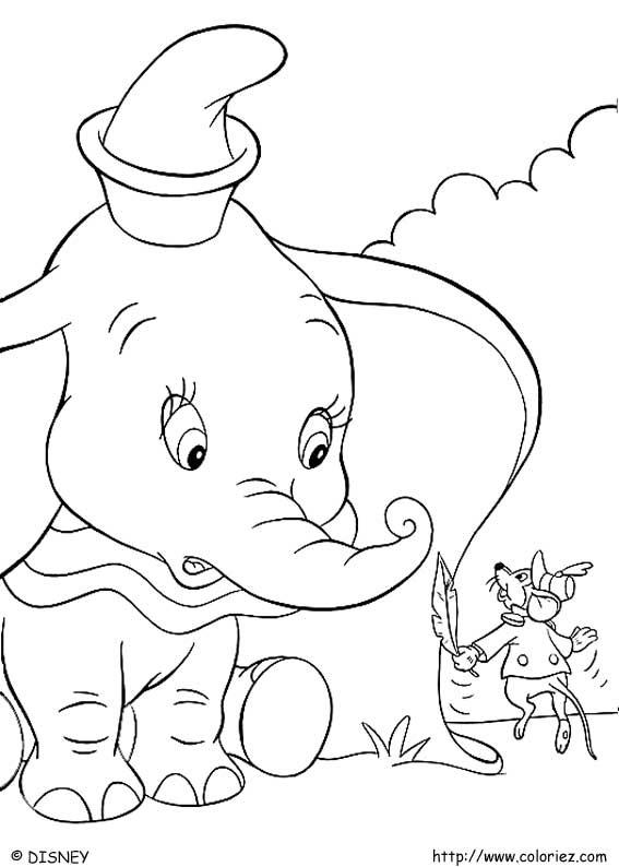 Malvorlage: Dumbo (Animierte Filme) #170603 - Kostenlose Malvorlagen zum Ausdrucken