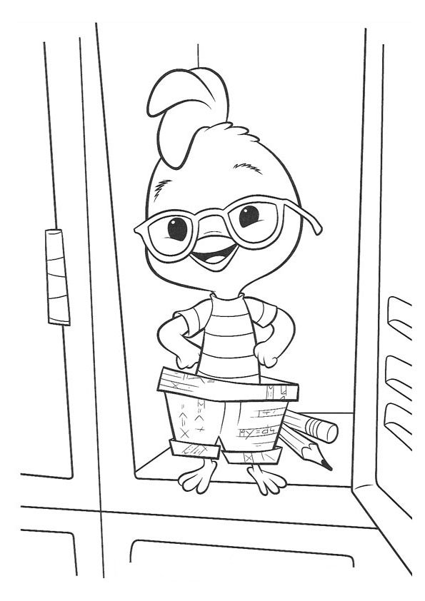Malvorlage: Kleines Huhn (kleines Huhn) (Animierte Filme) #72802 - Kostenlose Malvorlagen zum Ausdrucken