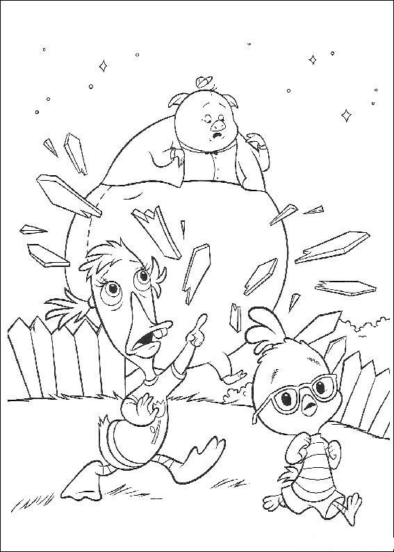 Malvorlage: Kleines Huhn (kleines Huhn) (Animierte Filme) #73166 - Kostenlose Malvorlagen zum Ausdrucken