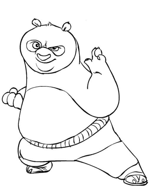 Malvorlage: Kung-Fu-Panda (Animierte Filme) #73331 - Kostenlose Malvorlagen zum Ausdrucken