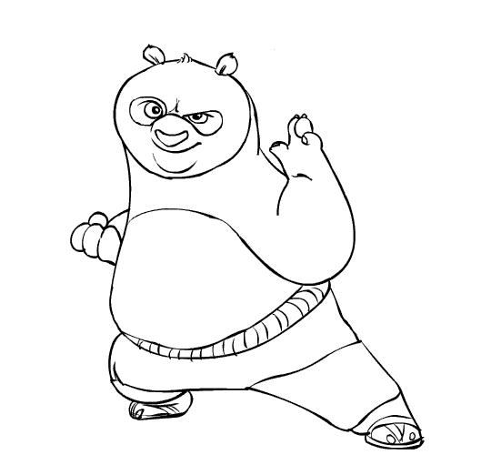 Malvorlage: Kung-Fu-Panda (Animierte Filme) #73420 - Kostenlose Malvorlagen zum Ausdrucken