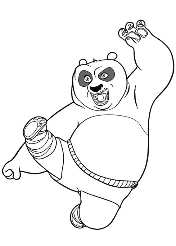 Malvorlage: Kung-Fu-Panda (Animierte Filme) #73427 - Kostenlose Malvorlagen zum Ausdrucken