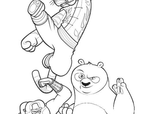Malvorlage: Kung-Fu-Panda (Animierte Filme) #73469 - Kostenlose Malvorlagen zum Ausdrucken
