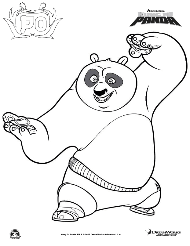 Malvorlage: Kung-Fu-Panda (Animierte Filme) #73541 - Kostenlose Malvorlagen zum Ausdrucken