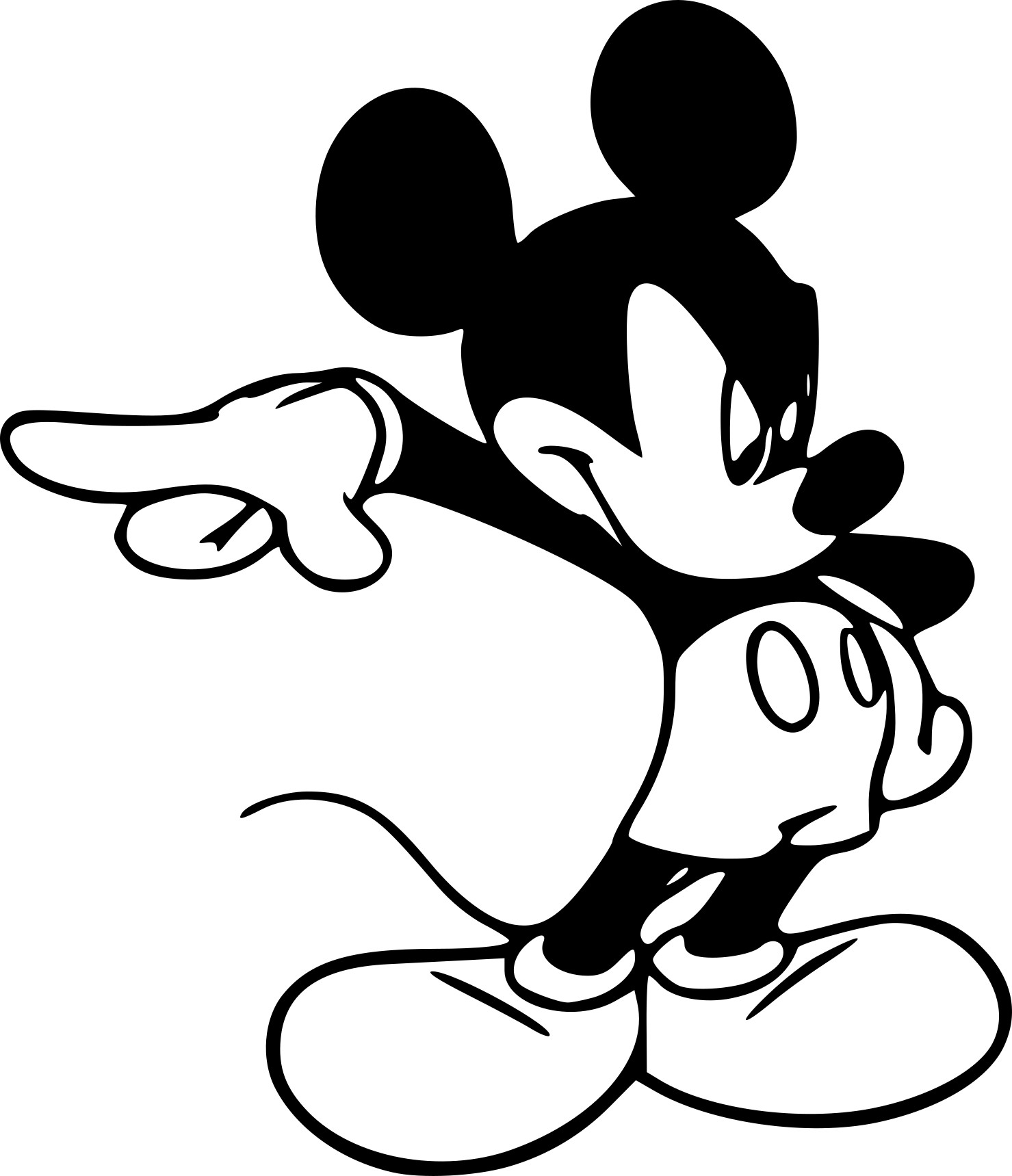 Malvorlage: Micky (Animierte Filme) #170127 - Kostenlose Malvorlagen zum Ausdrucken