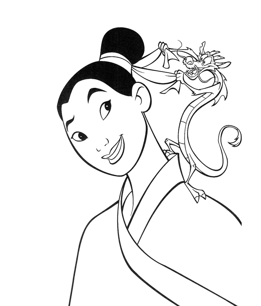 Malvorlage: Mulan (Animierte Filme) #133655 - Kostenlose Malvorlagen zum Ausdrucken