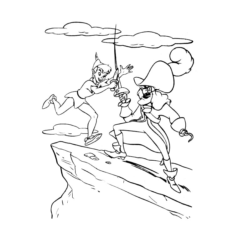Malvorlage: Peter Pan (Animierte Filme) #128836 - Kostenlose Malvorlagen zum Ausdrucken
