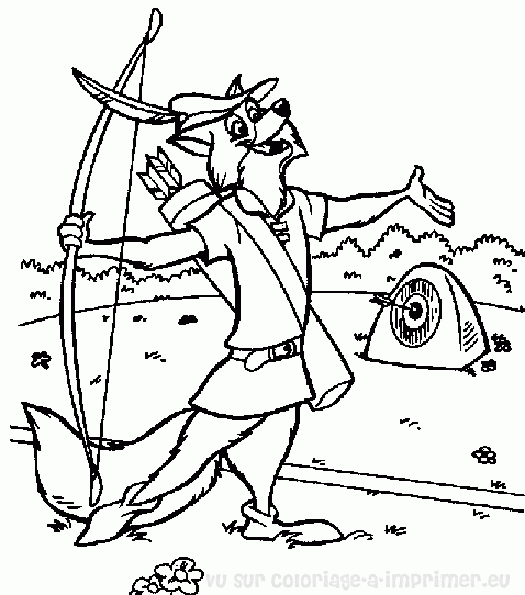 Malvorlage: Robin Hood (Animierte Filme) #132994 - Kostenlose Malvorlagen zum Ausdrucken