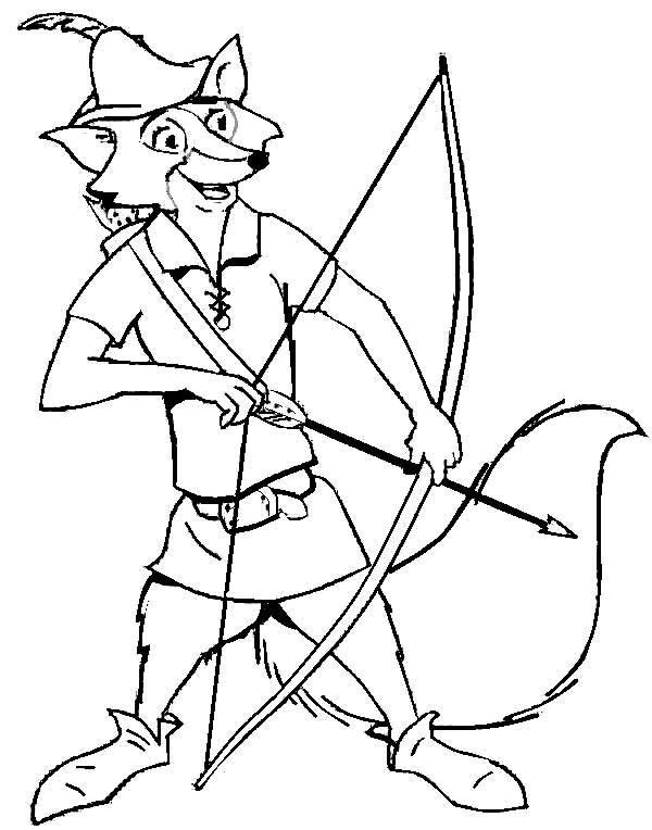 Malvorlage: Robin Hood (Animierte Filme) #133080 - Kostenlose Malvorlagen zum Ausdrucken