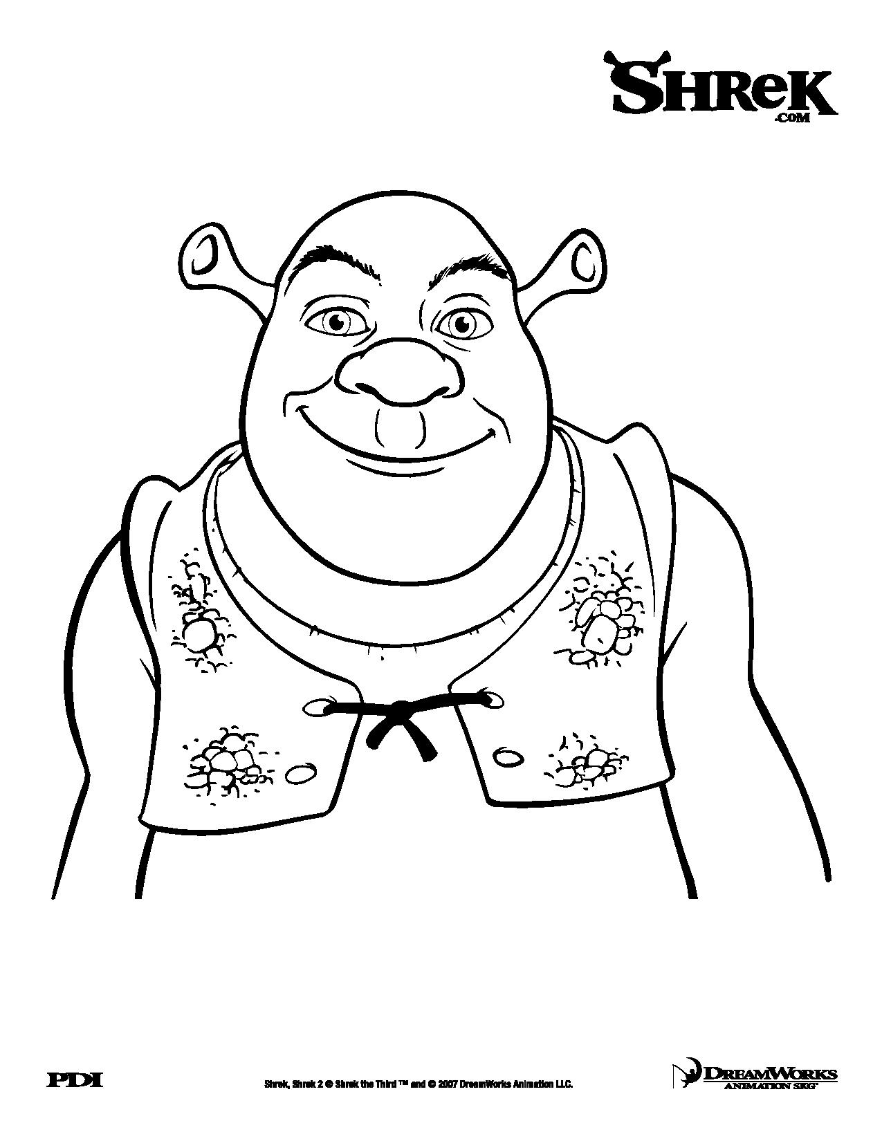 Malvorlage: Shrek (Animierte Filme) #115127 - Kostenlose Malvorlagen zum Ausdrucken