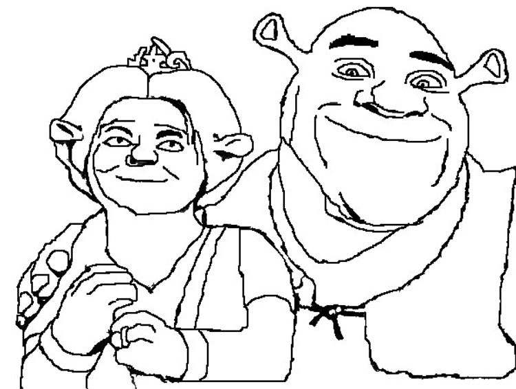 Malvorlage: Shrek (Animierte Filme) #115259 - Kostenlose Malvorlagen zum Ausdrucken