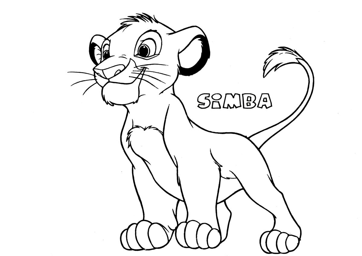 Malvorlage: Simba (Animierte Filme) #170003 - Kostenlose Malvorlagen zum Ausdrucken
