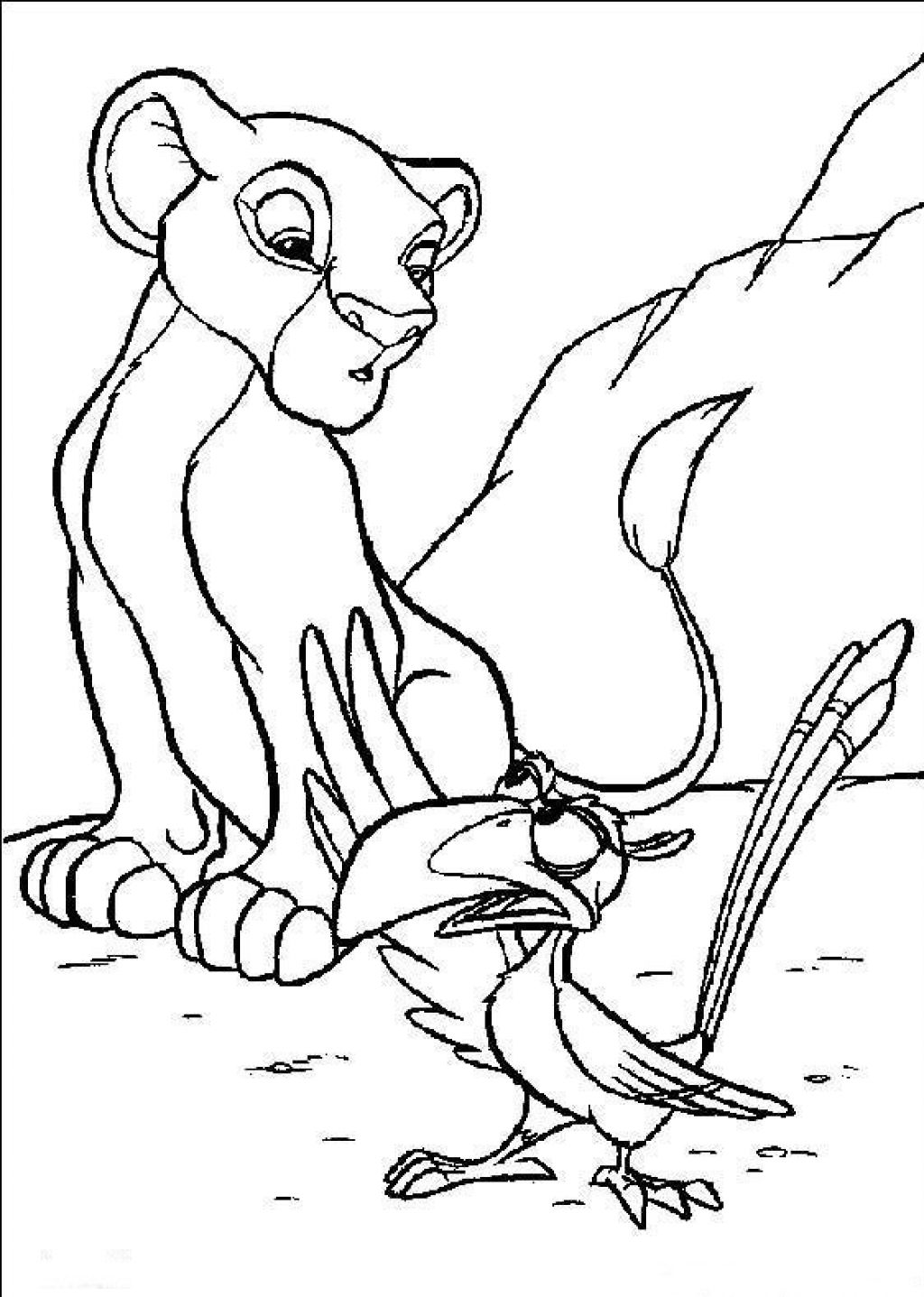 Malvorlage: Simba (Animierte Filme) #170009 - Kostenlose Malvorlagen zum Ausdrucken