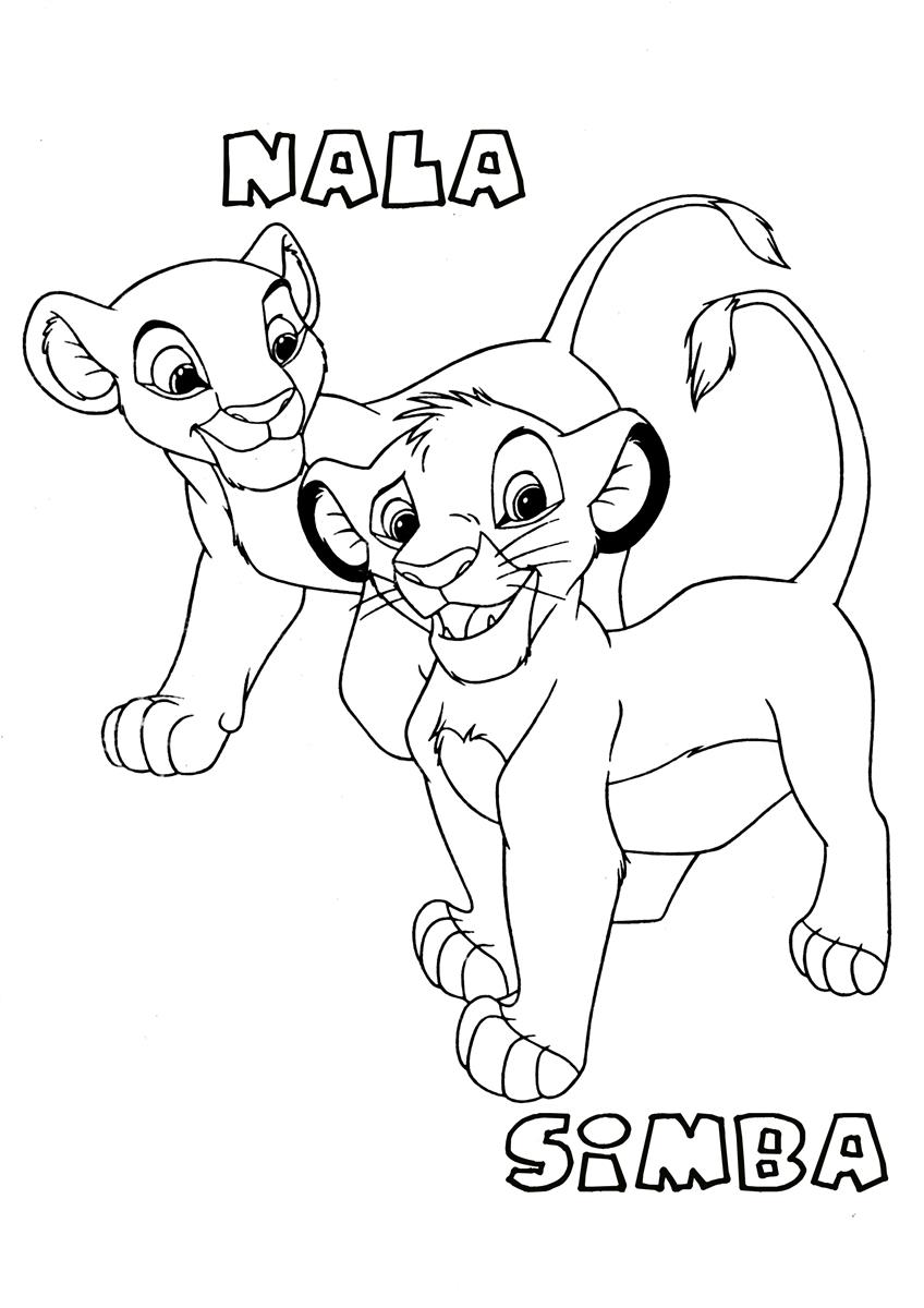 Malvorlage: Simba (Animierte Filme) #170015 - Kostenlose Malvorlagen zum Ausdrucken