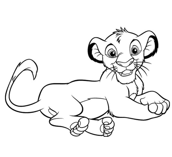 Malvorlage: Simba (Animierte Filme) #170036 - Kostenlose Malvorlagen zum Ausdrucken