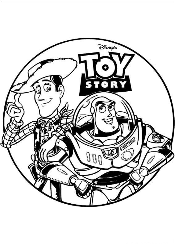 Malvorlage: Spielzeuggeschichte (Toy Story) (Animierte Filme) #72490 - Kostenlose Malvorlagen zum Ausdrucken