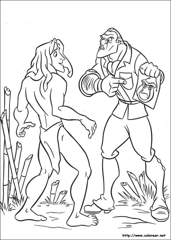 Malvorlage: Tarzan (Animierte Filme) #131189 - Kostenlose Malvorlagen zum Ausdrucken
