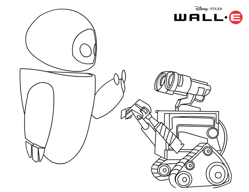 Malvorlage: Wall-E (Animierte Filme) #132030 - Kostenlose Malvorlagen zum Ausdrucken