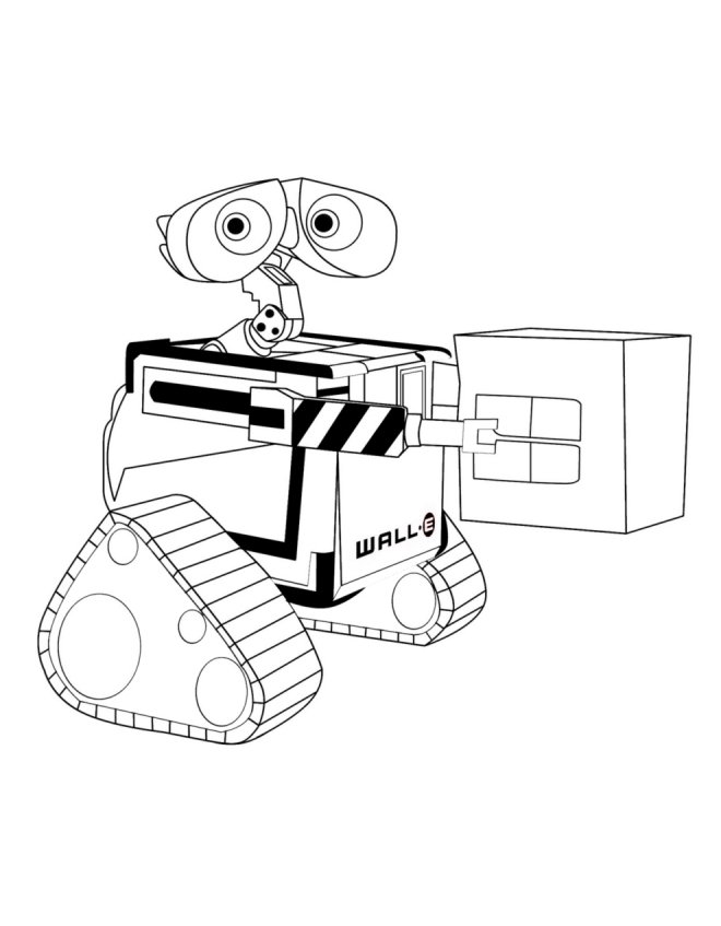 Malvorlage: Wall-E (Animierte Filme) #132056 - Kostenlose Malvorlagen zum Ausdrucken