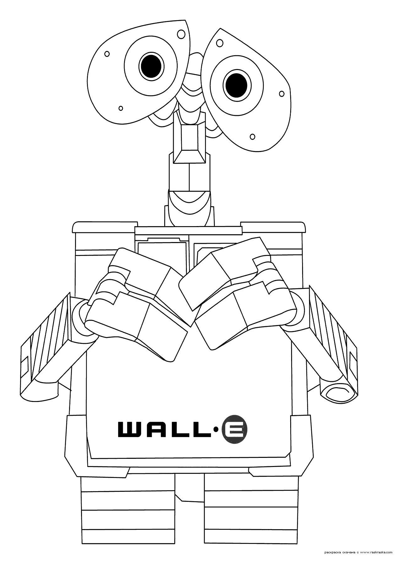 Malvorlage: Wall-E (Animierte Filme) #132119 - Kostenlose Malvorlagen zum Ausdrucken