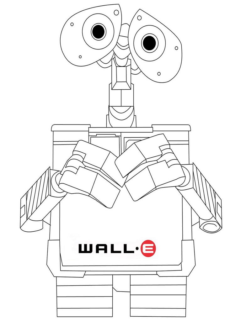 Malvorlage: Wall-E (Animierte Filme) #132237 - Kostenlose Malvorlagen zum Ausdrucken