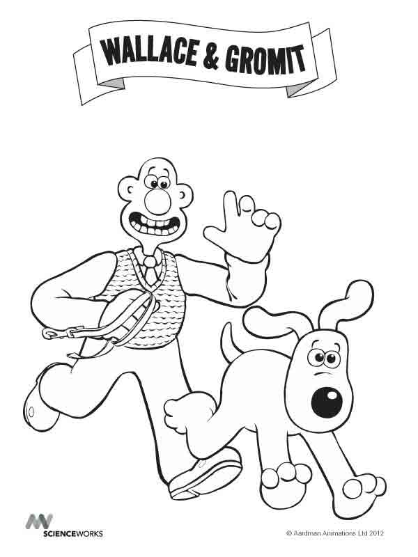 Malvorlage: Wallace und Gromit (Animierte Filme) #133461 - Kostenlose Malvorlagen zum Ausdrucken