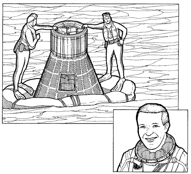 Malvorlage: Astronaut (Berufe und Berufe) #87652 - Kostenlose Malvorlagen zum Ausdrucken