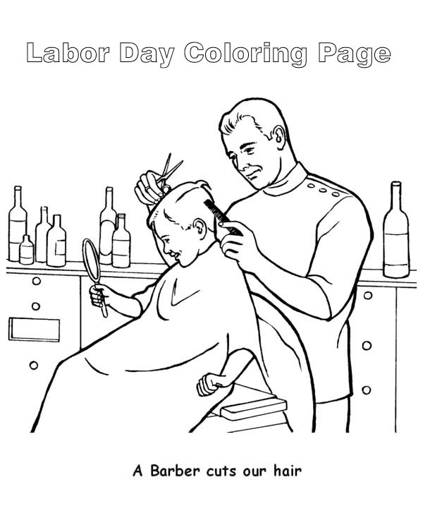 Malvorlage: Barbier (Berufe und Berufe) #88907 - Kostenlose Malvorlagen zum Ausdrucken