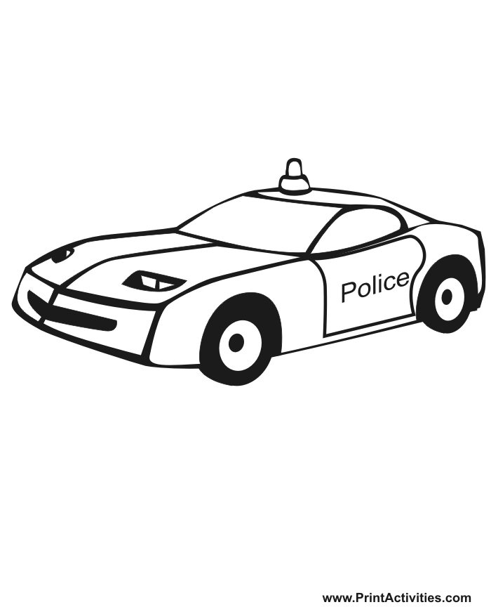 Malvorlage: Polizist (Berufe und Berufe) #105511 - Kostenlose Malvorlagen zum Ausdrucken