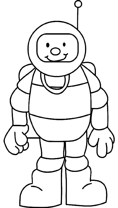 Malvorlage: Astronaut (Berufe und Karrieren) #87594 - Kostenlose Malvorlagen zum Ausdrucken