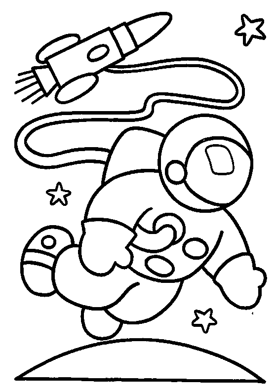 Malvorlage: Astronaut (Berufe und Karrieren) #87597 - Kostenlose Malvorlagen zum Ausdrucken