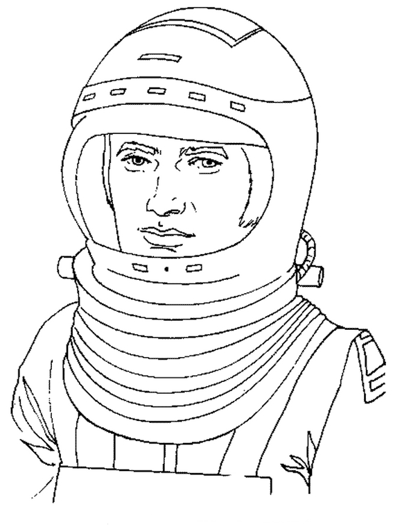 Malvorlage: Astronaut (Berufe und Karrieren) #87604 - Kostenlose Malvorlagen zum Ausdrucken