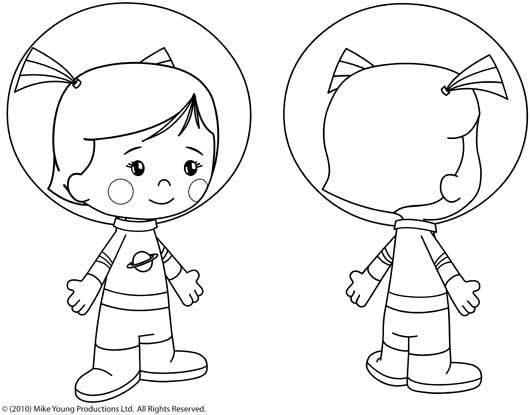 Malvorlage: Astronaut (Berufe und Karrieren) #87627 - Kostenlose Malvorlagen zum Ausdrucken