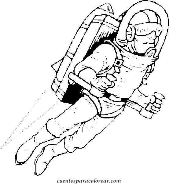 Malvorlage: Astronaut (Berufe und Karrieren) #87646 - Kostenlose Malvorlagen zum Ausdrucken