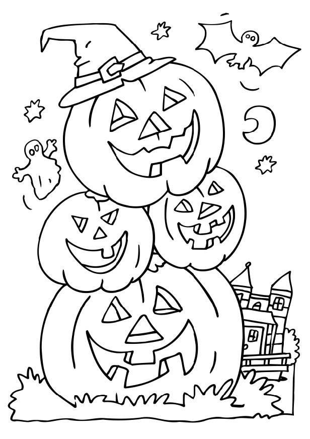 Malvorlage: Halloween (Feiertage und besondere Anlässe) #55145 - Kostenlose Malvorlagen zum Ausdrucken