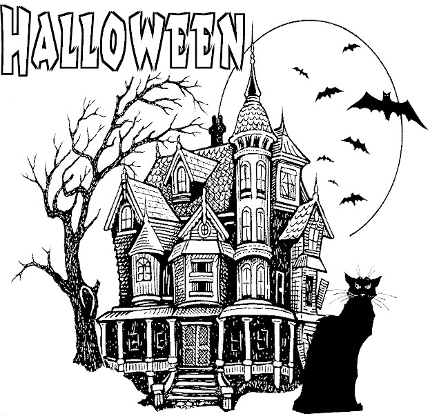 Malvorlage: Halloween (Feiertage und besondere Anlässe) #55220 - Kostenlose Malvorlagen zum Ausdrucken