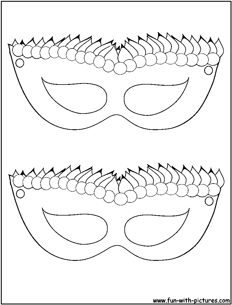 Malvorlage: Karneval (Feiertage und besondere Anlässe) #60678 - Kostenlose Malvorlagen zum Ausdrucken