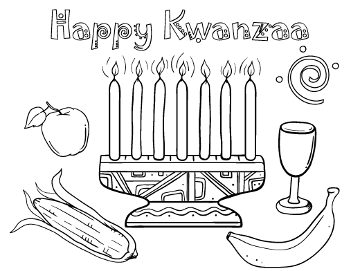 Malvorlage: Kwanzaa (Feiertage und besondere Anlässe) #60412 - Kostenlose Malvorlagen zum Ausdrucken