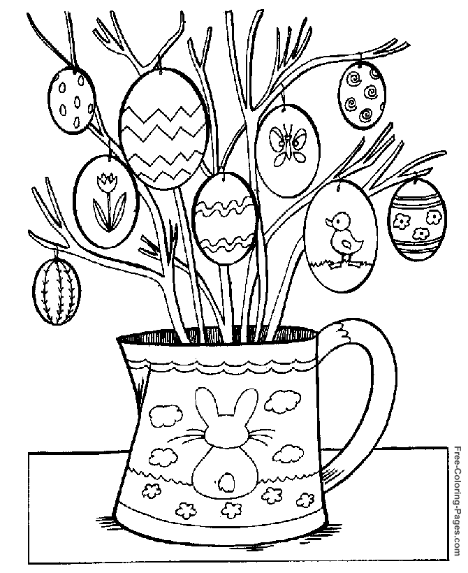 Malvorlage: Ostern (Feiertage und besondere Anlässe) #54356 - Kostenlose Malvorlagen zum Ausdrucken