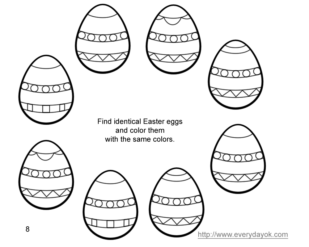 Malvorlage: Ostern (Feiertage und besondere Anlässe) #54508 - Kostenlose Malvorlagen zum Ausdrucken